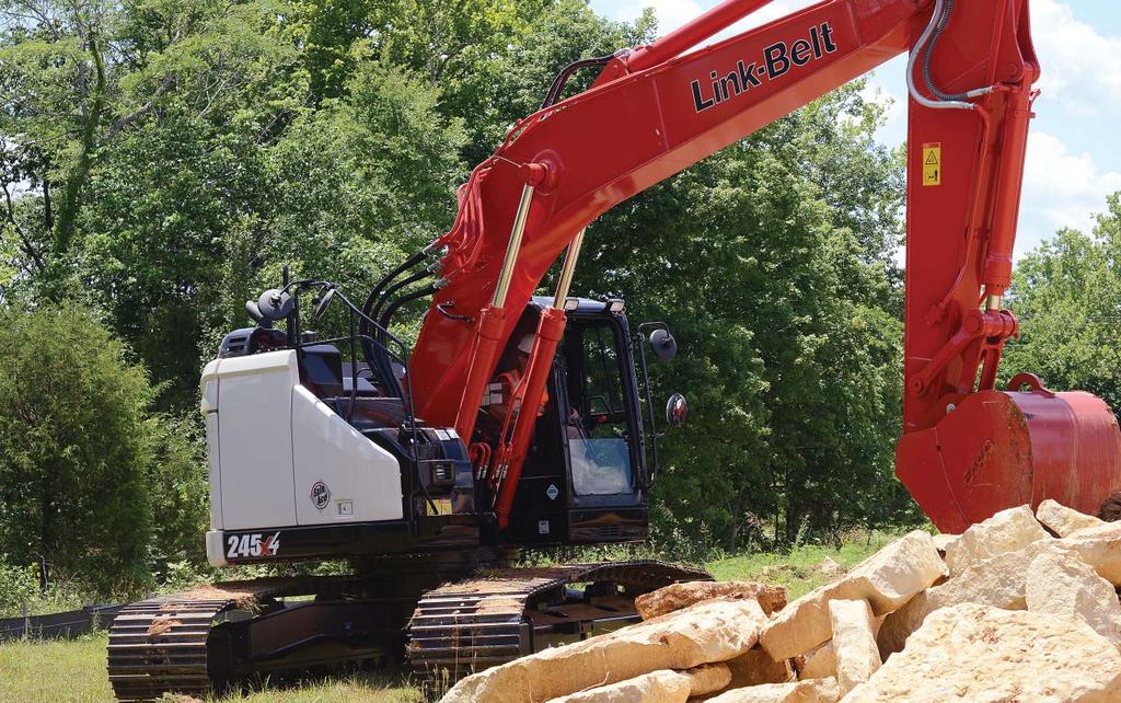 Performance, Productivity and Reliabilty Come Standard Link-Belt 245 X4 Series excavators are built to exceed your expectations.