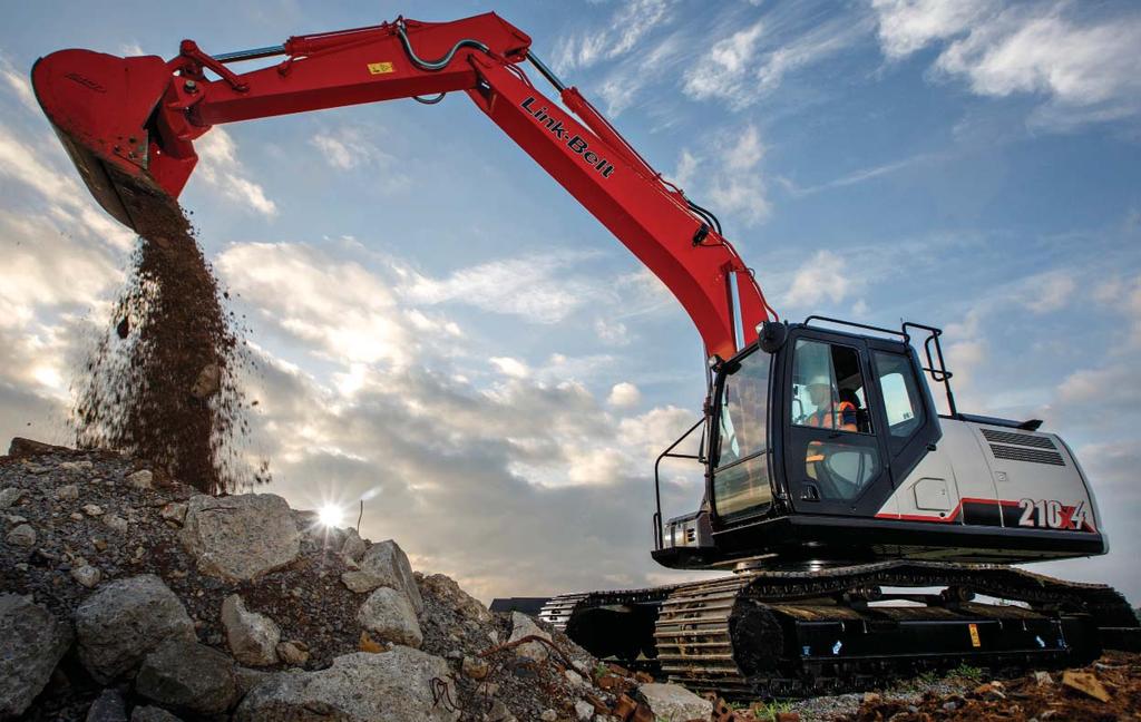 Performance, Productivity and Reliabilty Come Standard Link-Belt X4 Series excavators are built to exceed your expectations.