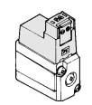 solenoid position closed center position exhaust center 0: Individual exhaust for the pilot valve : Common exhaust type for main and