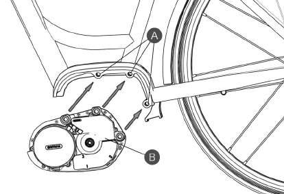 arranged in advance according to the e-bike type and the cabling system before installing the drive unit.