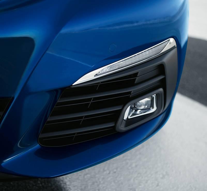 STAND OUT FROM THE CROWD. SEE THE LIGHT. At PEUGEOT, sharp design is in our DNA. New PEUGEOT 308 is no exception.
