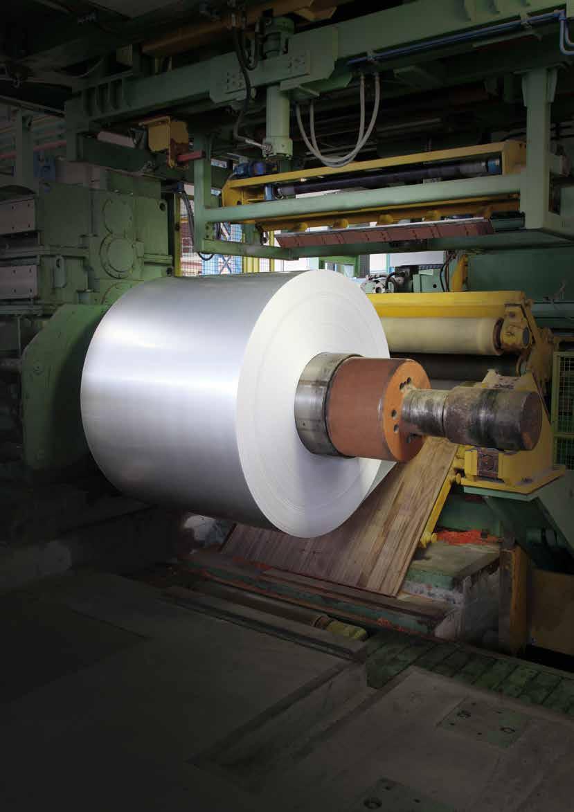 2 cold rolling lines 2 skinpass lines 270,000 t/y manufacturing capacity product: cold rolled