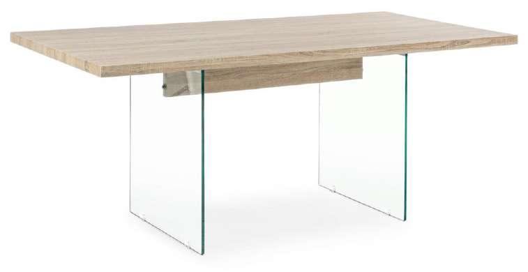 TAVOLI Tables Dettaglio del piano / Top detail Disponibile in 2 dimensioni / 2 sizes available Gambe in vetro temperato