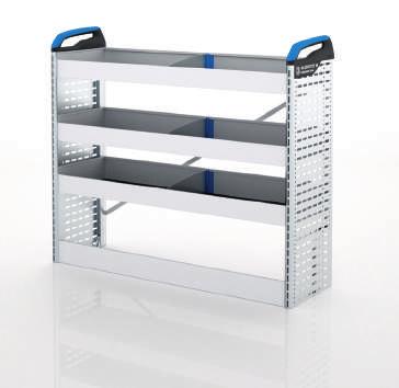 dividers 1 shelf with 1 S-BOXX and 2 M-BOXXes with handles