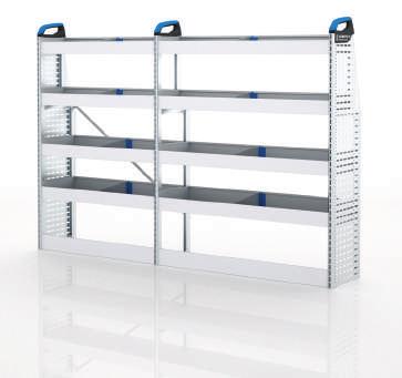 W RIGHT SIDE (DRIVERS SIDE) VCSOS 1 VCSOS 2 VCSOS 3 8 shelf trays with mats and dividers 2 base plinths 4