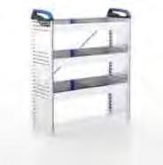 dividers 2 base plinths 4 shelf trays with mats and dividers 1 shelf with 5 S-BOXXes and 1 shelf with 4 S-BOXXes and 1 shelf with 2 M-BOXXes with lids and