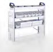 on guide rails 1 case on tray slide 1 lifting flap 6 shelf trays with mats and dividers 2 base plinths 5 shelf trays with