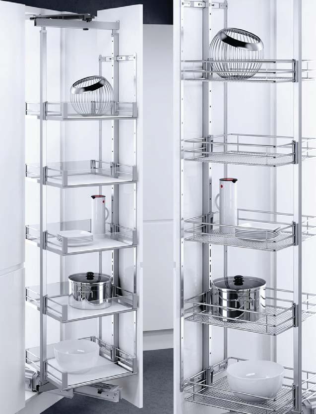 Kitchen fittings and accessories Tall cabinet HSA Rotary 16 kg 16 kg 16 kg 16 kg 6 16 kg Installation height Version 1990-2230 mm