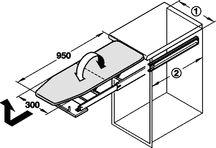 Installation in drawer RAL 9016 For wall