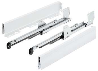or without railing Panel for internal drawer box with or without