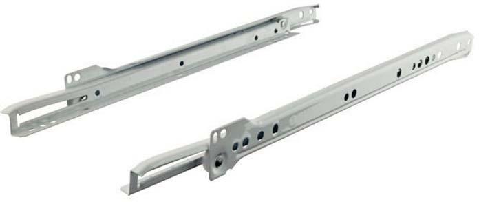 Drawer side runners runner - Roller systems runners Single extension Drilling pattern cabinet rail Installation