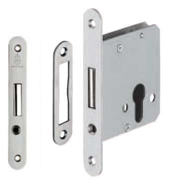 Architectural Hardware Mortise lock for profile cylinder Mortise deadbolt lock Material: Forend, latchbolt and