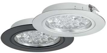 7 Number of LEDs 24 24 Light output (Lm) 55 55 Efficacy (Lm/W) 33 33 Colour rendering index (CRI) 90 90 Material / Finish