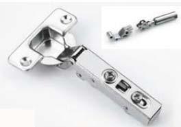 Hinges and flap fittings Stainless steel concealed hinge 105 For standard applications Stainless steel mounting plate Full