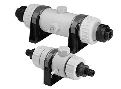 Accessories Pulsation dampener The pulsation dampener can be installed in the suction as well as the discharge tube to reduce pressure surges end ensure a steady flow.