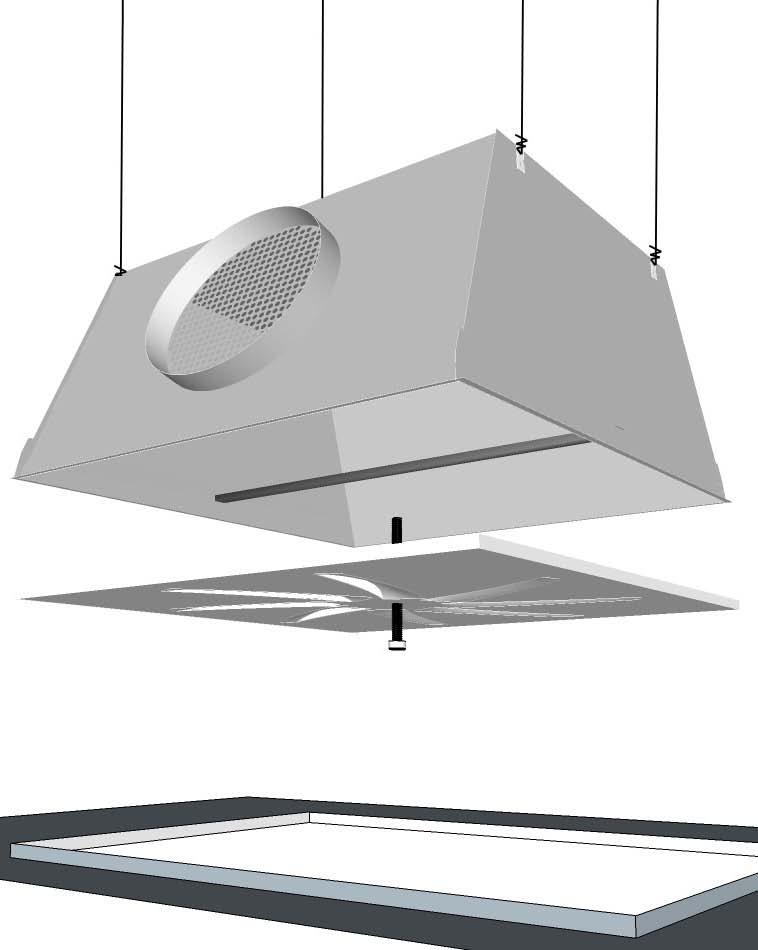 OTO Installation, Operation & Maintenance 3 2. installation OTO Curved Slot Swirl Diffusers OTO Series can be installed in false ceilings (square diffusers only), drywall and open ceilings. 2.1.