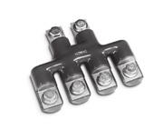 Aluminum Flood-Seal TM 125 Series Service Entrance Connectors One- and Two-Hole Types One-way connectors with rubber insulation or two-way connectors with PVC insulation for #8 to 500 kcmil cable