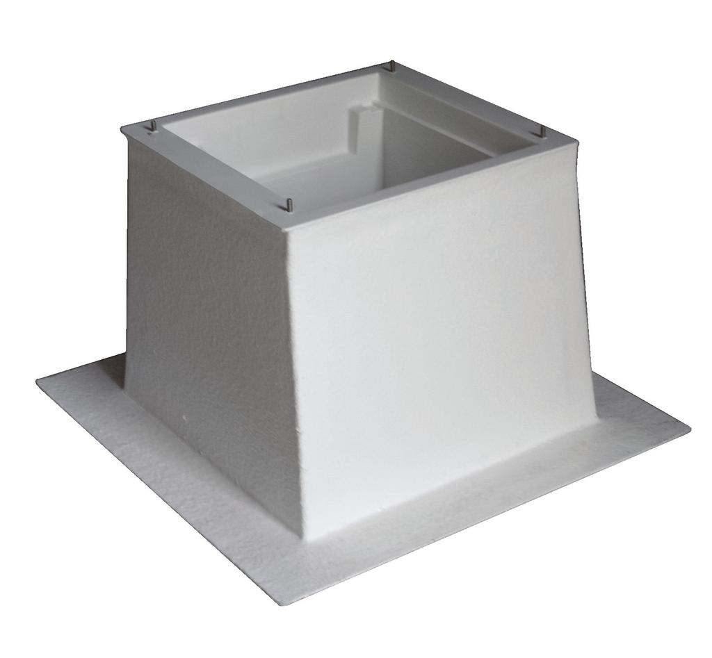 Insulated roof vent TF (Thermo Flap) Description Thermally insulated smoke and heat exhaust ventilation (SHEV) hood for horizontal mounting on flat roofs (max. slope up to 5%).