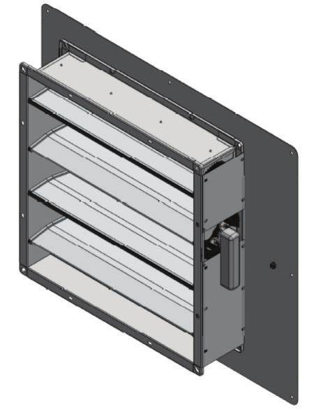 Ventilation flap JK-180 HV-dB Description Smoke and heat exhaust ventilation (SHEV) device allowing a flush-mounted closure of the permanent lift shaft opening.