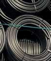 PIPES POLYETHYLENE PIPES 10 bar irrigation HD PE 7001 Irrigation HD PE coil 25 M COILS Reference APPLICATIONS: pipes designed for use in a system of buried pipes transporting water at a temperature