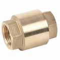 VALVES, FITTINGS AND PUMP EQUIPMENT NETWORK PROTECTION York check valves 7310 CHARACTERISTIC: Nylon stopper YORK CHECK VALVES Reference York check valve 401158 15 x 21 thread. 1 7.