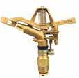 SPRINKLERS AND CANNONS SPRINKLERS Access sprinklers continued 4460 SCREW-ON AQ 30 BRASS NOZZLES AND PLUG Reference see table Motorised nozzle 1 2.44 AQ 30 brass nozzle see table Rear nozzle 1 1.