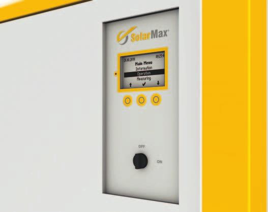 Each inverter can be integrated into the MaxComm communications system via RS485 and Ethernet interfaces. Contacts for remote-controlled shutdowns and status messages have also been integrated.