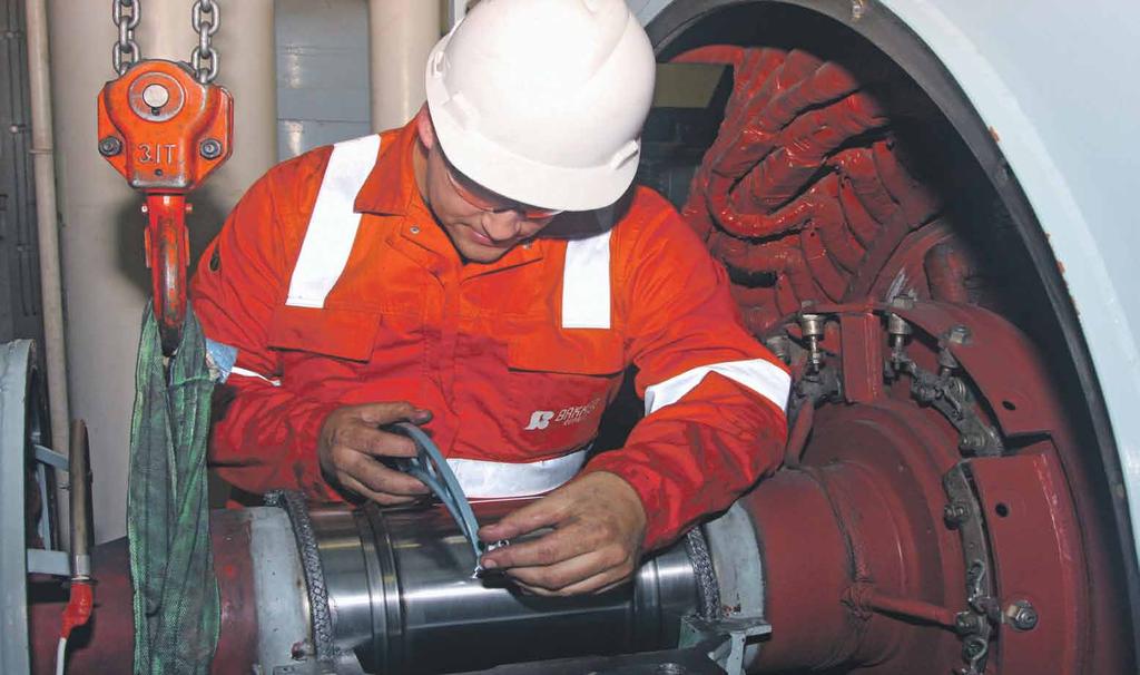 Inspections and Measurements What is the current condition of the machines on your ship? Unexpected damage has a great impact on the continuity of the process.