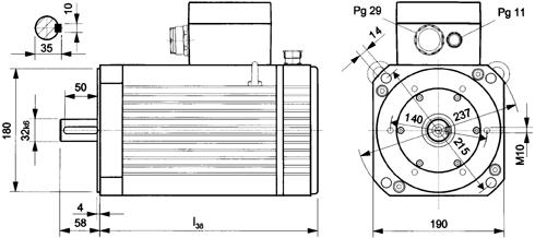 POWER TRANSMISSION Series F Motor Type XX.SM.000-YYYY Size (XX) F1 F2 F3 Speed & voltage varient (YYYY) 2400 2400 2400 Stall Torque T d0 in lbs 221 443 620 Stall Current I d0 A 11.1 22.3 30.