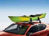 CRRIERS & CRGO HULING Racks & Carriers Watersports Equipment Carrier, Roof-Mount Water Sports Carrier transports a kayak, surfboard or sailboard.