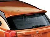 EXTERIOR CCESSORIES Spoilers Rear Spoiler dd a stylish rear Spoiler to enhance the vehicles appearance!
