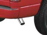 D., for V6 and V8 engines Dakota 2007 2006 6900 Chrome Stainless Steel Exhaust Tip, 3.0" I.D. and 4.0" O.D., for 4.