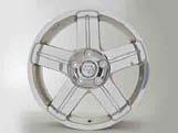 Like all Mopar wheels, these wheels are tested to rigid Chrysler standards. Wheels are sold individually with a center cap if required. B C D E Nitro 2008 2007 21200 20x7.