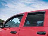 EXTERIOR PROTECTION ir Deflectors Side Window ir Deflector crylic tinted Side Window ir Deflectors follow the contours of the windows and allow them to be opened