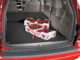 INTERIOR PROTECTION Cargo Trays & Mats Cargo rea Liner The Cargo rea Liner is custom-designed to fit the cargo area. Offers great protection from dirty cargo.