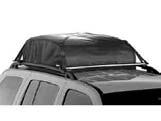 00 82208740 0.1 $210.00 Cargo Carrier, Roof Top This heavy-duty, black nylon carrier is weatherproof and secures to the roof rack with 4 strong adjustable tie down straps.