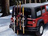 CRRIERS & CRGO HULING Racks & Carriers Ski & Snowboard Carrier, Roof-Mount Liberty 2007 2007 D 12600 Horizontal, luminum, holds six pairs of skis or four snowboards, mounts to T-slot-compatible rack