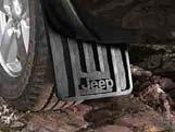 EXTERIOR PROTECTION Splash Guards Splash Guards, Flat Molded Compass 2008 2007 1100 Black, front or rear, with Jeep logo, (rear only for Liberty) 82203703 0.3 $15.