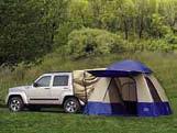 Tent stands alone when detached from the vehicle if you need