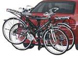FOUR bikes with  Pacifica 2008 2004 D, E 18400 Hitch-mount Bicycle Carrier, use with 2" Hitch Receiver, holds TWO bikes with  PT Cruiser 2008 2001 F 16500 Hitch-mount Bicycle Carrier, use with 1-1/4"