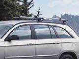 CRRIERS & CRGO HULING Racks & Carriers Ski & Snowboard Carrier, Roof-Mount Town & Country 2007 2001 12600 Horizontal, luminum, holds six pairs of skis or four snowboards, mounts to T-slot-compatible