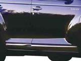 Matches up with 77DUB09010, For use with baseline vehicles 300 2007 2004 B 5200 Window opening molding - lower, Chrome.