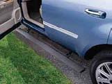 EXTERIOR CCESSORIES Running Boards & Side Steps Running Board, Molded Town & Country LWB 2007 2001 36500 Brilliant Black Crystal (XR), without Splash Guards, LWB, fits Stow 'n Go and regular seating