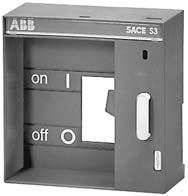 Op tion al door interlock kit that will prevent CB door from opening while CB is in the closed (ON) position.