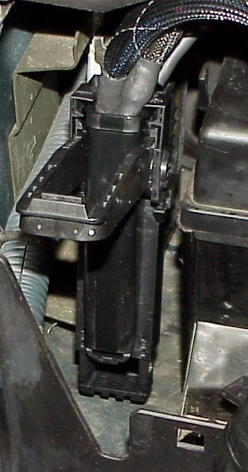 6. Plug the large connector on the Control Unit harness