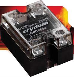Following rigid design guidelines and standards, Crydom products have set the bench mark for performance and reliability world wide.
