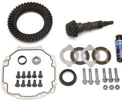 91 Gear Kit This lower (higher numerically) ratio rear drive gear kit will increase effective rear wheel torque multiplication in Gen V Camaros by 13% (over standard 3.