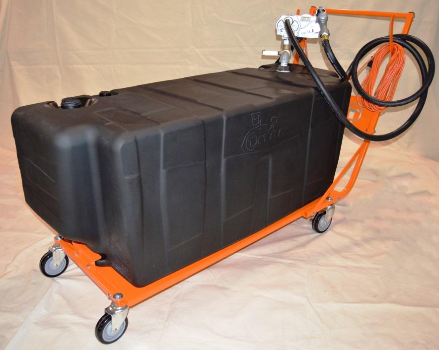 TITAN 100 GALLON FUEL CADDY Shown with power cord which is not included (to be wired by local electrician). 12 v.