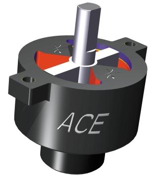 Rotary Dampers ACE Rotary Dampers are sealed maintenance free units. They are available with fixed or adjustable damping rates. The damping can be clockwise, anticlockwise or in both directions.