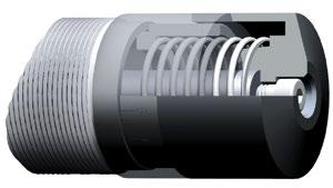lifetime of the shock absorber reduces rapidly due to increased wear of rod bearings. The optional BV side load adaptor provides long lasting solution. Ordering information BV5 (M45x.